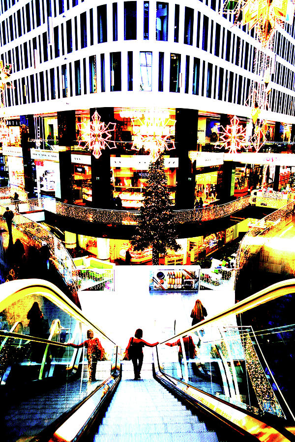 Mall In Warsaw, Poland 3 Photograph by John Siest