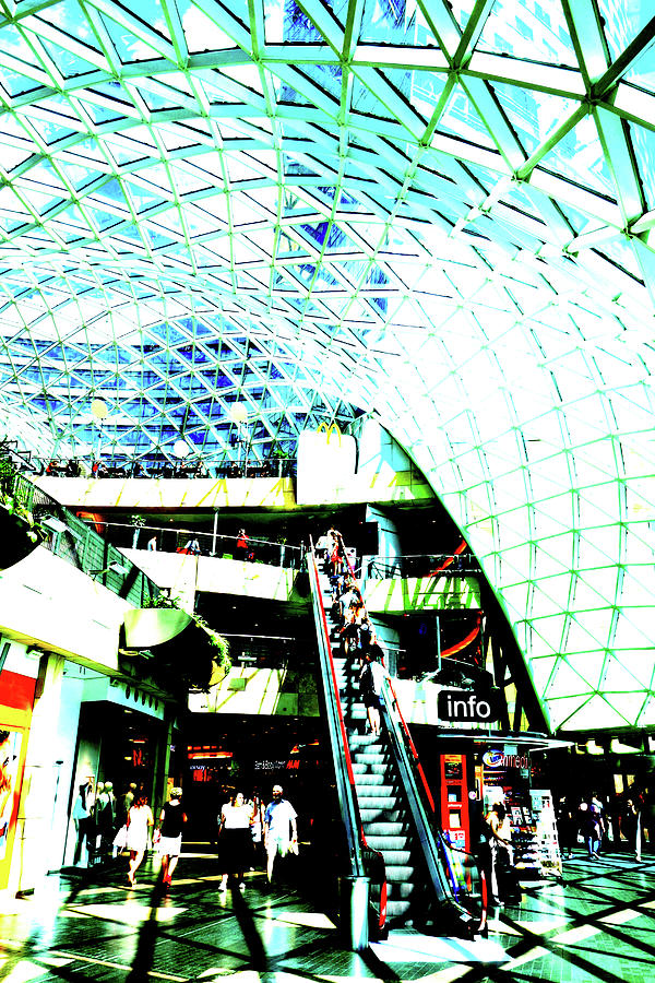 Mall In Warsaw, Poland 7 Photograph by John Siest
