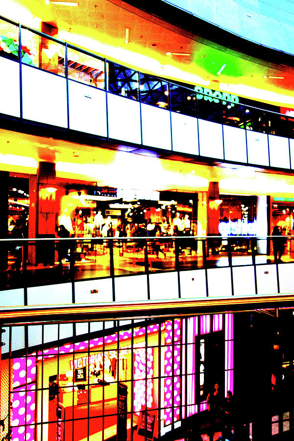 Mall Interior In Warsaw, Poland 3 Photograph by John Siest
