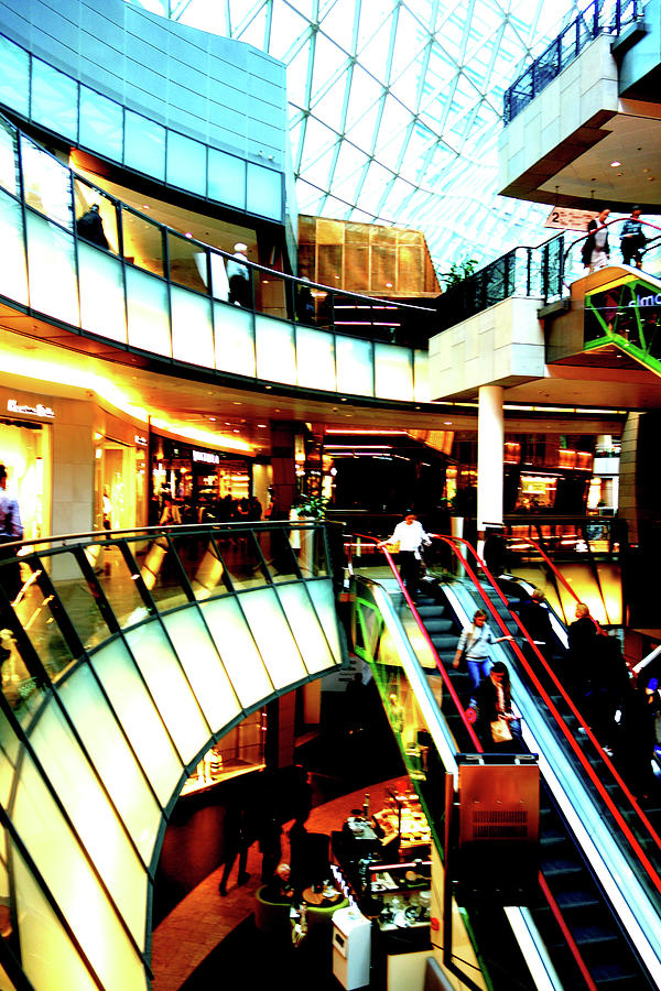 Mall Interior In Warsaw, Poland 4 Photograph by John Siest
