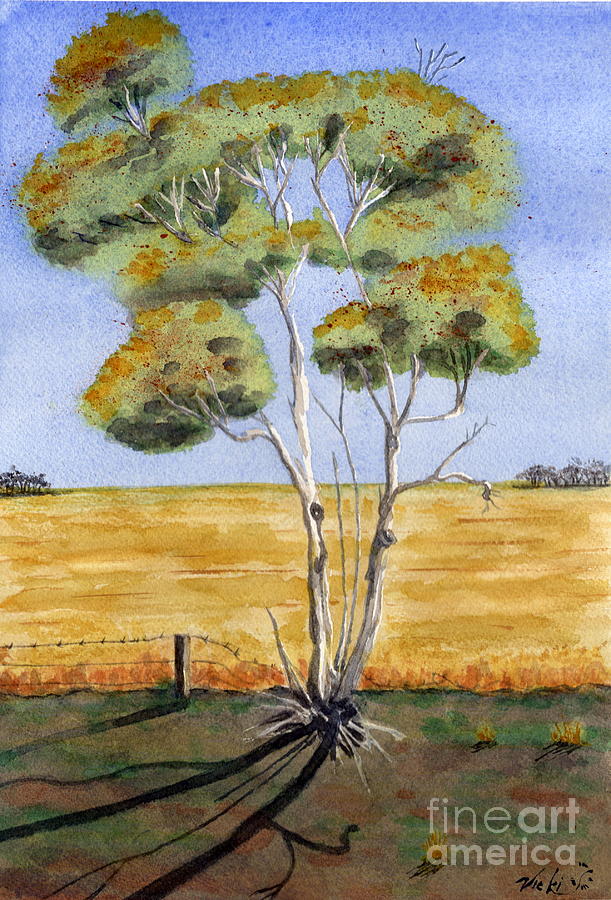 Mallee Country Painting by Vicki B Littell