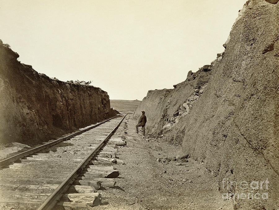 Malloys Cut, 1869 Photograph by Andrew Joseph Russell