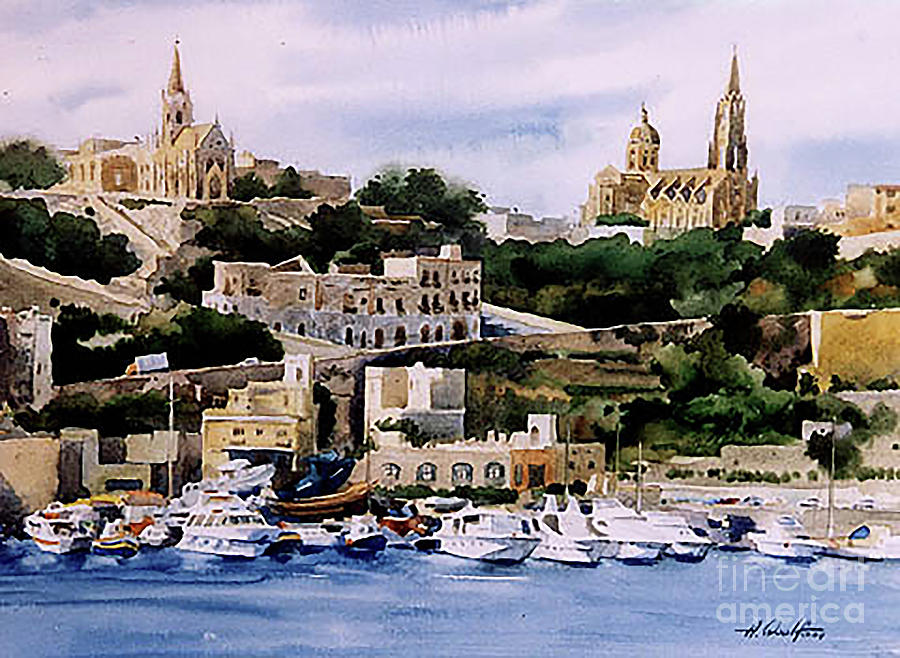 Malta Painting - Malta by Anatol Woolf