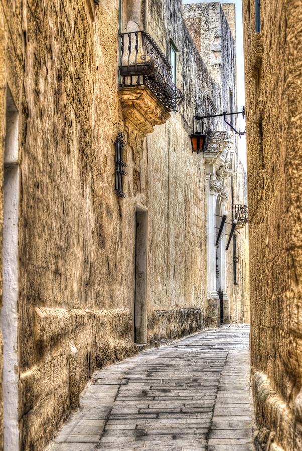 Narrow Street Photograph - Maltese Streets  by David Pyatt