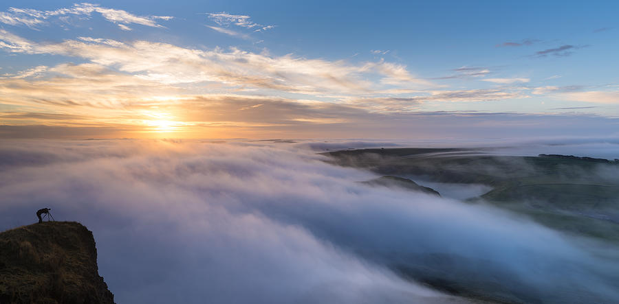 Mam Tor sunrise, Peak District Photograph by John Finney Photography