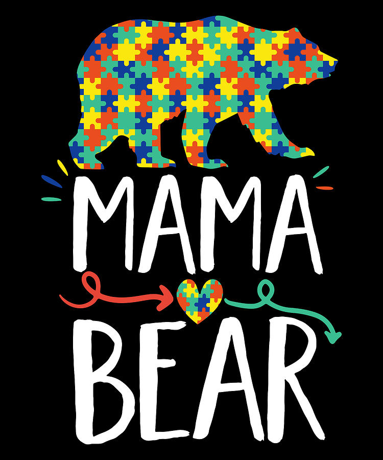 Mama Bear Autism Mom Coffee Mugs, Mother?s Day Gifts, Birthday Gifts For Mom, Best Gifts For Mom