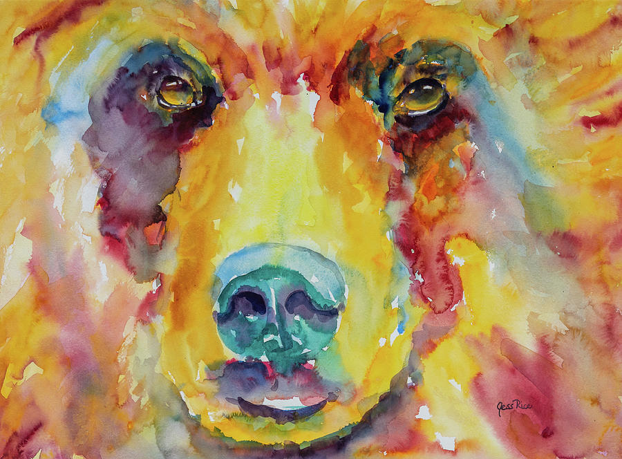 Mama Bear Painting by Jess Rice - Pixels