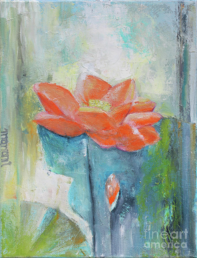 Mama Lotus Painting by Manami Lingerfelt