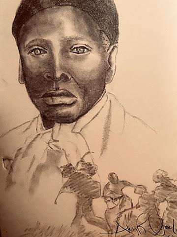 Mama Moses Drawing by Angie ONeal