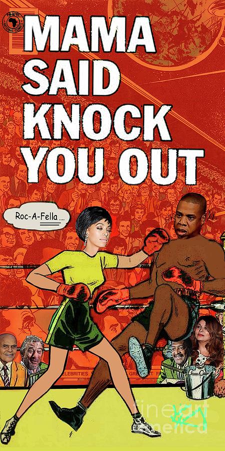 Isis Kenney Digital Art - Mama Said Knock You Out- Solange by Isis Kenney