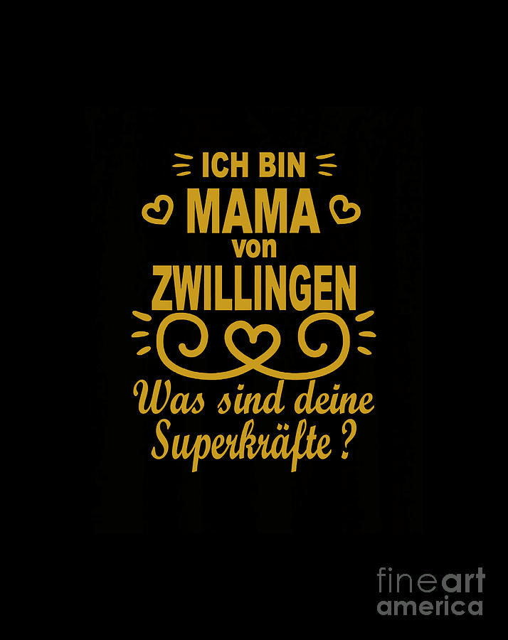 Mama von Zwillingen Digital Art by Rendyrnger Robert Fine Art America