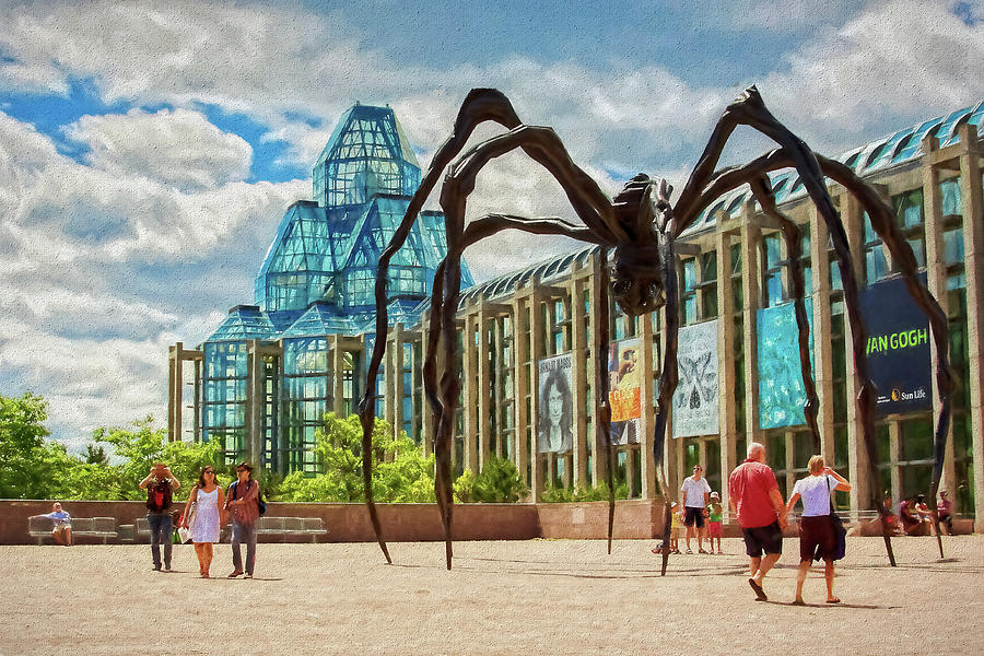 Maman Spider Sculpture, Ottawa Photograph by Tatiana Travelways