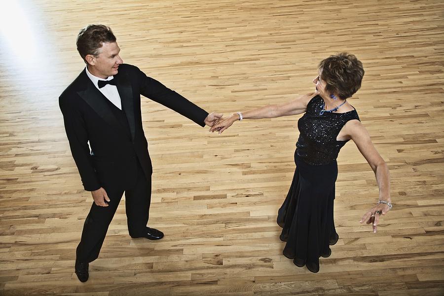 Man and woman ballroom dancing Photograph by Jupiterimages