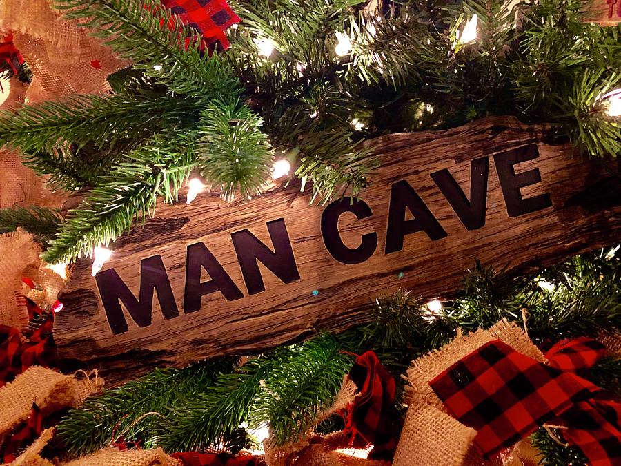 man cave christmas decorations