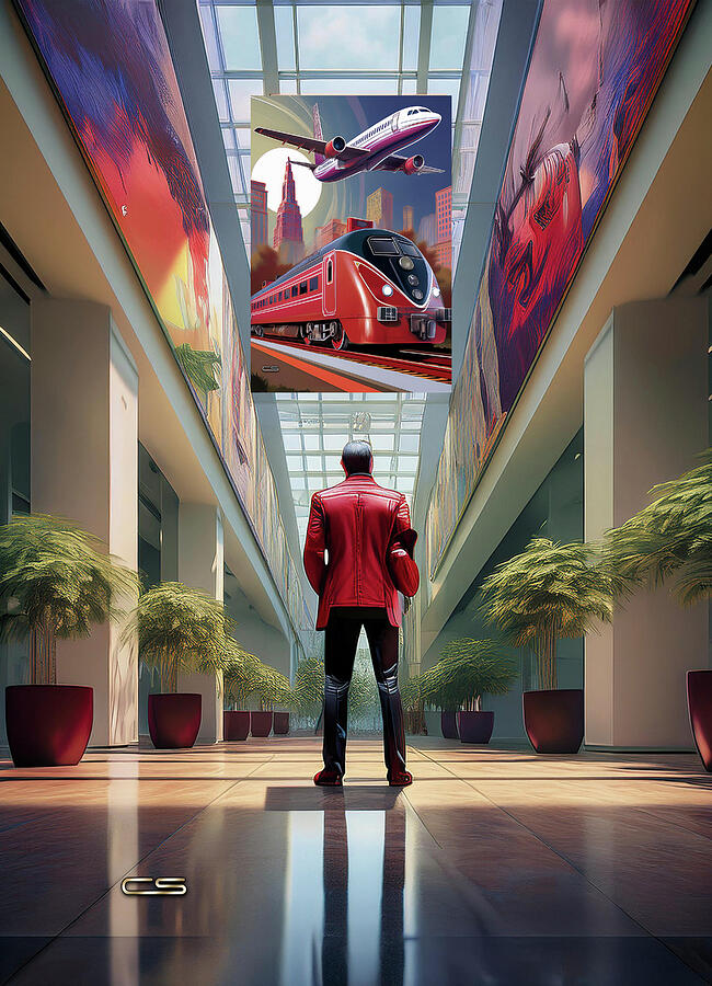 Man in Red Coat Digital Art by Chuck Staley Man in Red Coat Digital Art by Chuck Staley