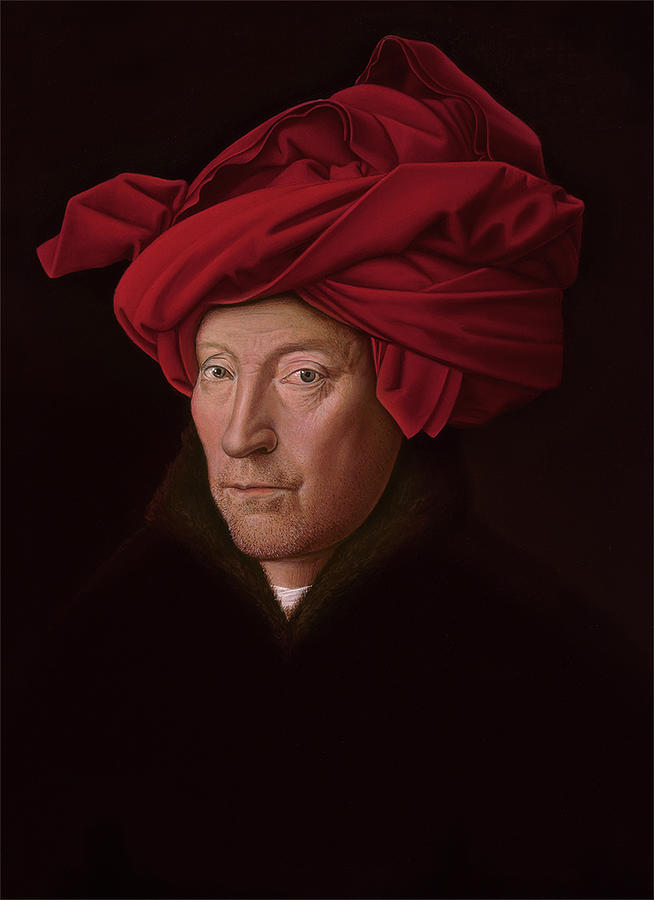 Man in Red Turban Painting by Mark Van crombrugge - Fine Art America