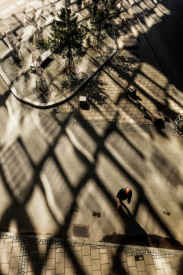 Man in shadows Photograph by Alexander Farnsworth
