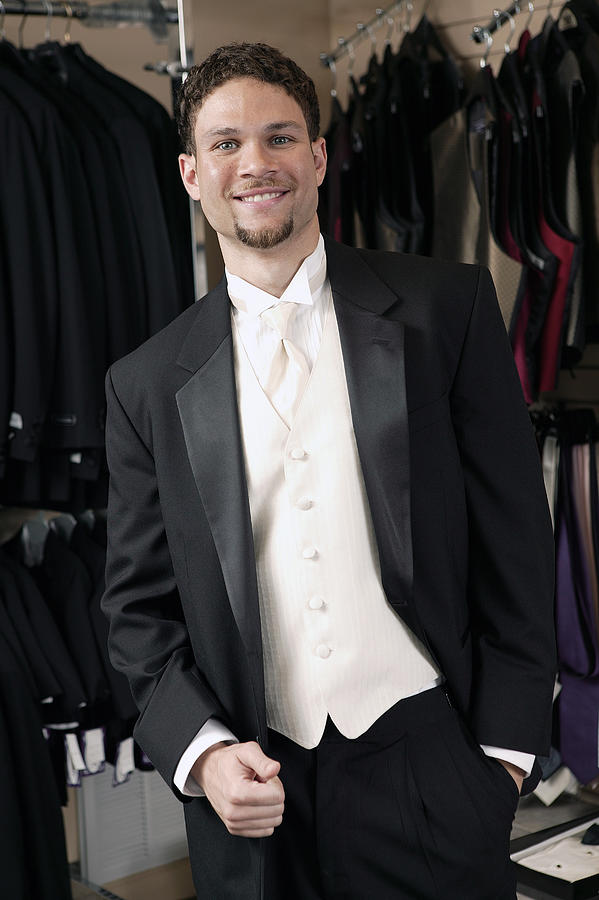 Man in tuxedo Photograph by Comstock Images