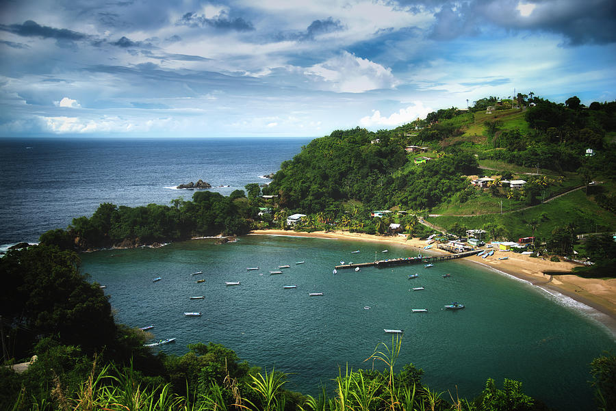 Man O War Bay Tobago. Photograph by Shoraz Hosein - Pixels