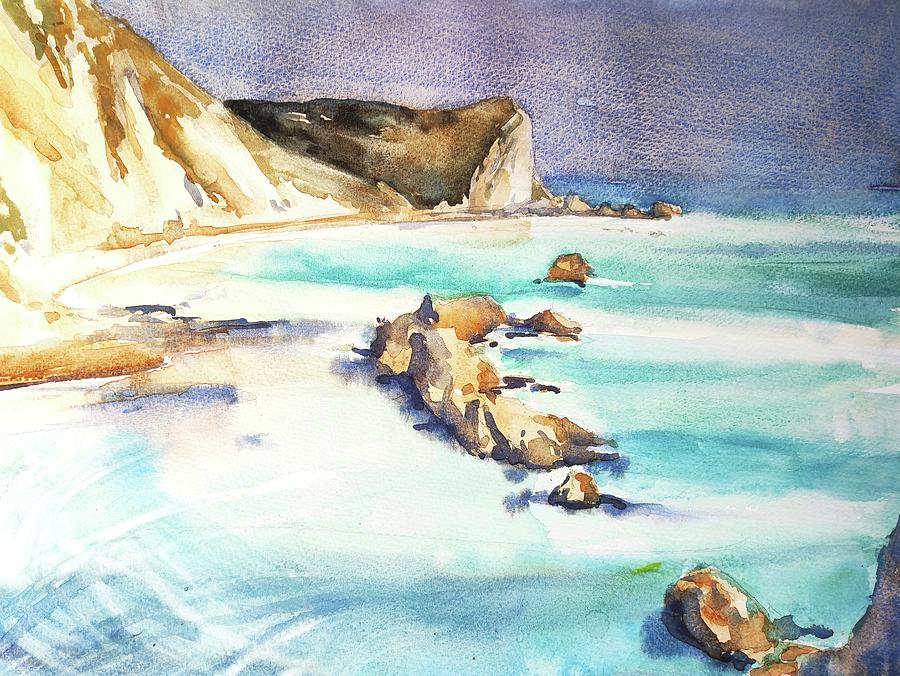 Man of War Bay Painting by Ibolya Taligas - Fine Art America