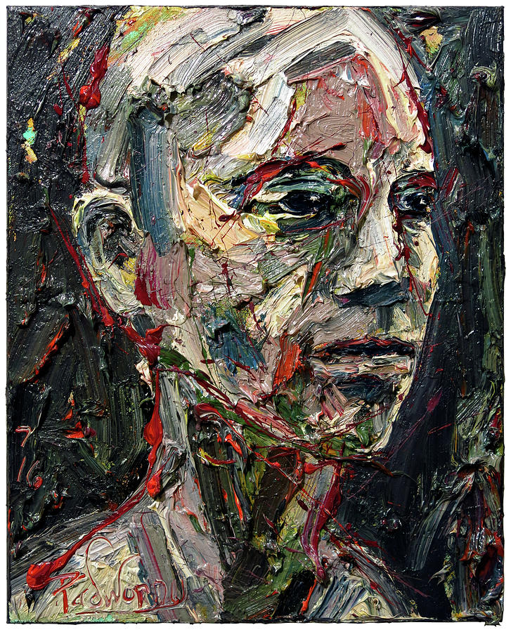 Man oil canvas-Contemporary Painting-Man portrait - Buy Art Online-Art ...