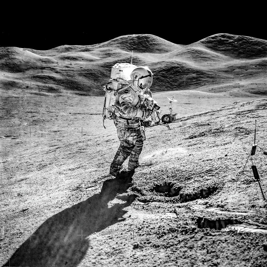 Man on the Moon 2 Photograph by Eric Glaser