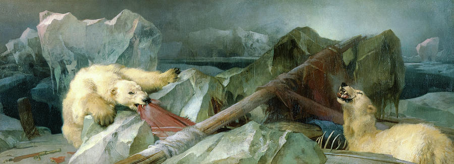 Edwin Landseer Painting - Man Proposes, God Disposes by Sir Edwin Landseer