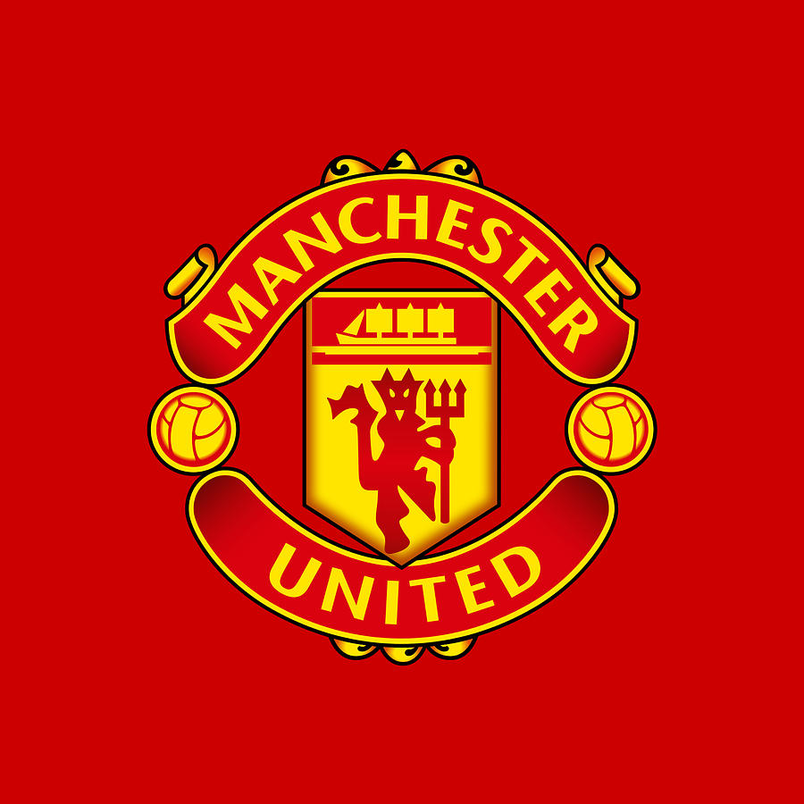 Man U Logo Digital Art by Giarto Bawang - Fine Art America