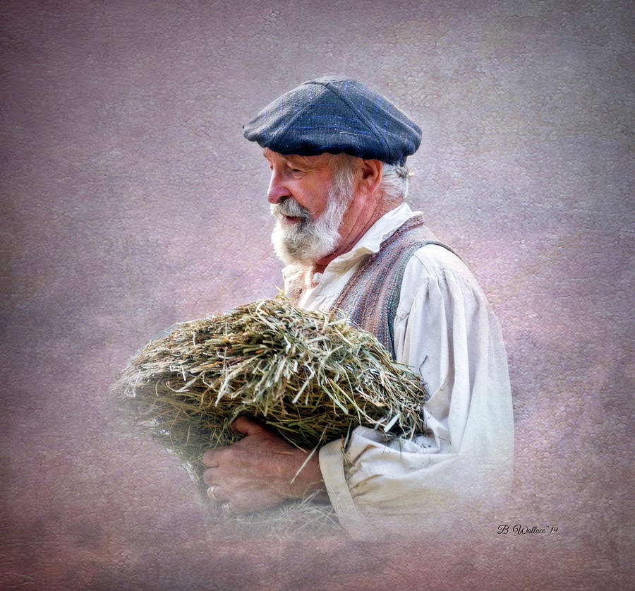Man With Straw Photograph by Brian Wallace