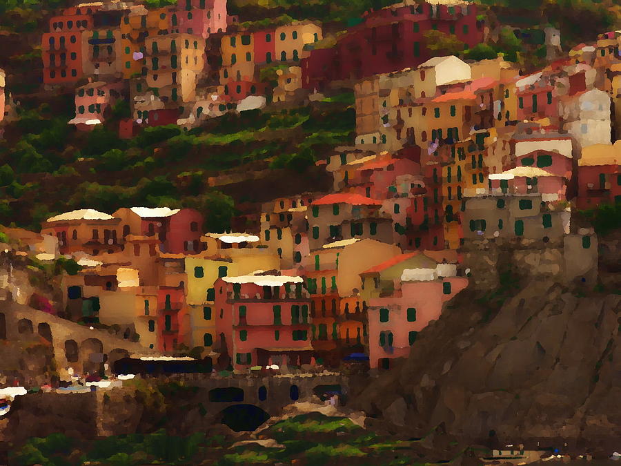 Abstract Photograph - Manarola, Cinque Terre by Jacqueline M Lewis