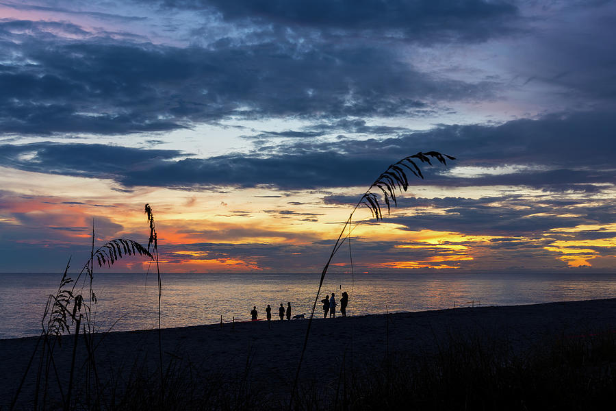 Manasota Beach Evening Photograph by Russ Burch