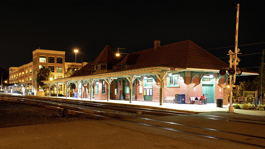 Manassas Junction at Night Photograph by Tom Wahl