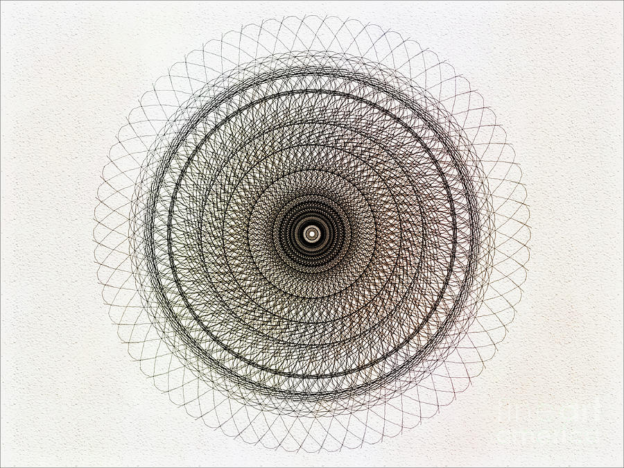 Mandala # 6  Digital Art by Elaine Manley