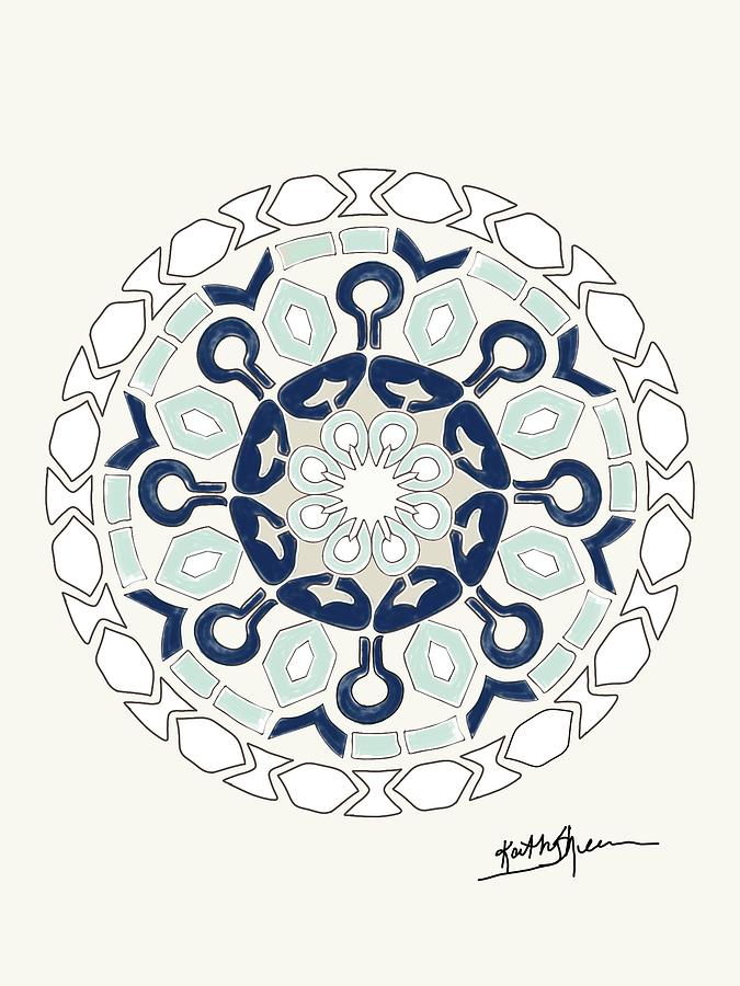 Mandala 7 Digital Art by Kathy Sheeran