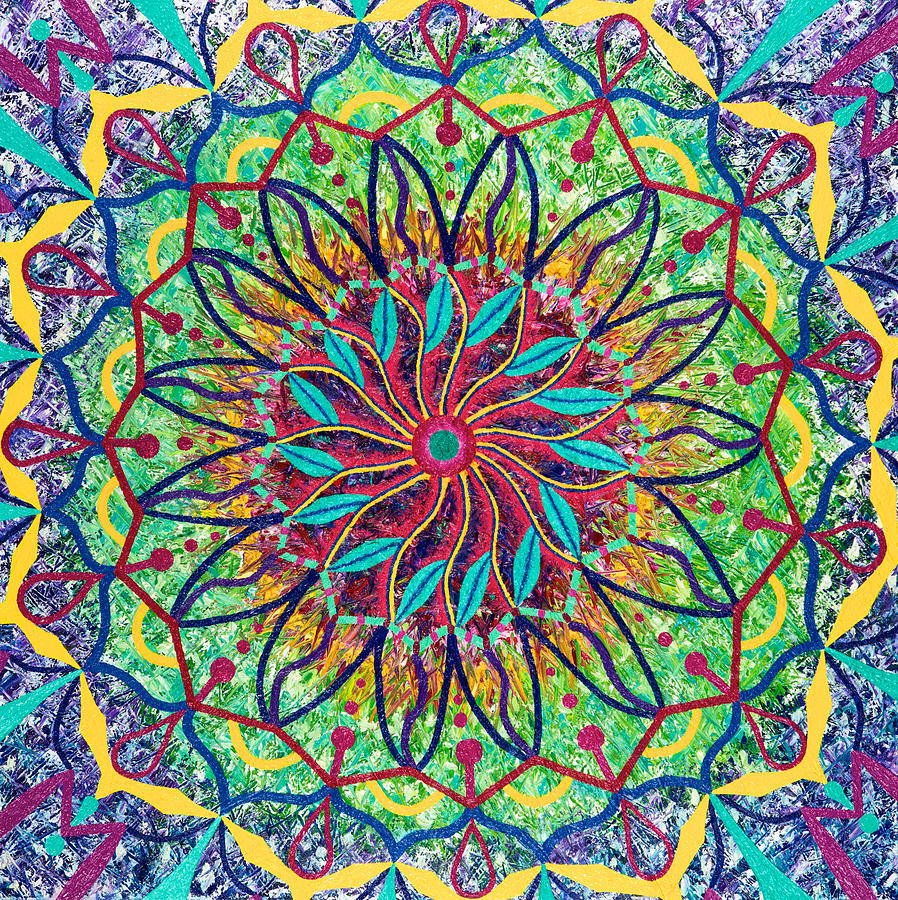 Mandala Painting by Amy Bell - Fine Art America