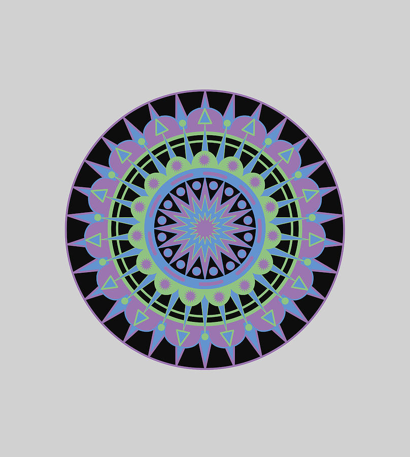 Mandala Art Digital Art by Deborah Ritch