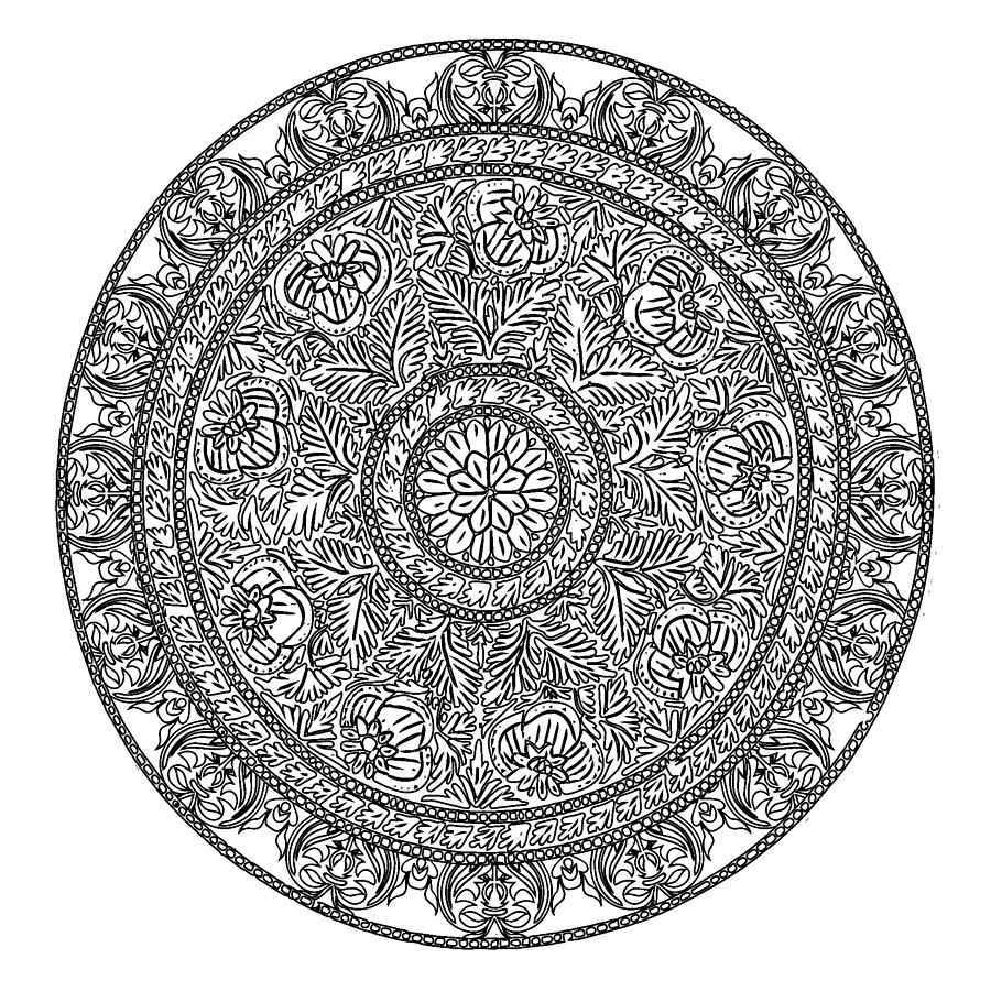 Mandala Art Design Drawing Png Motif 176 Digital Art By Richard Griffin 