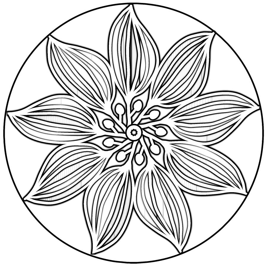 Mandala Art Design Drawing PNG Motif 18 Digital Art by Richard Griffin ...