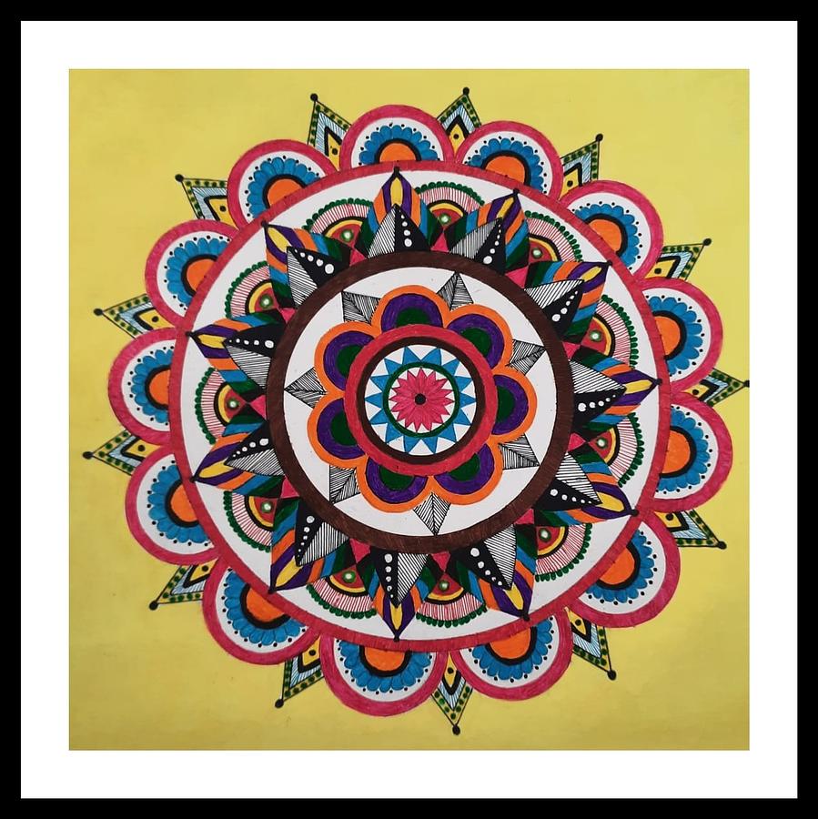 Pin by Raji S on Sketch / Painting  Sketch painting, Art supplies, Mandala