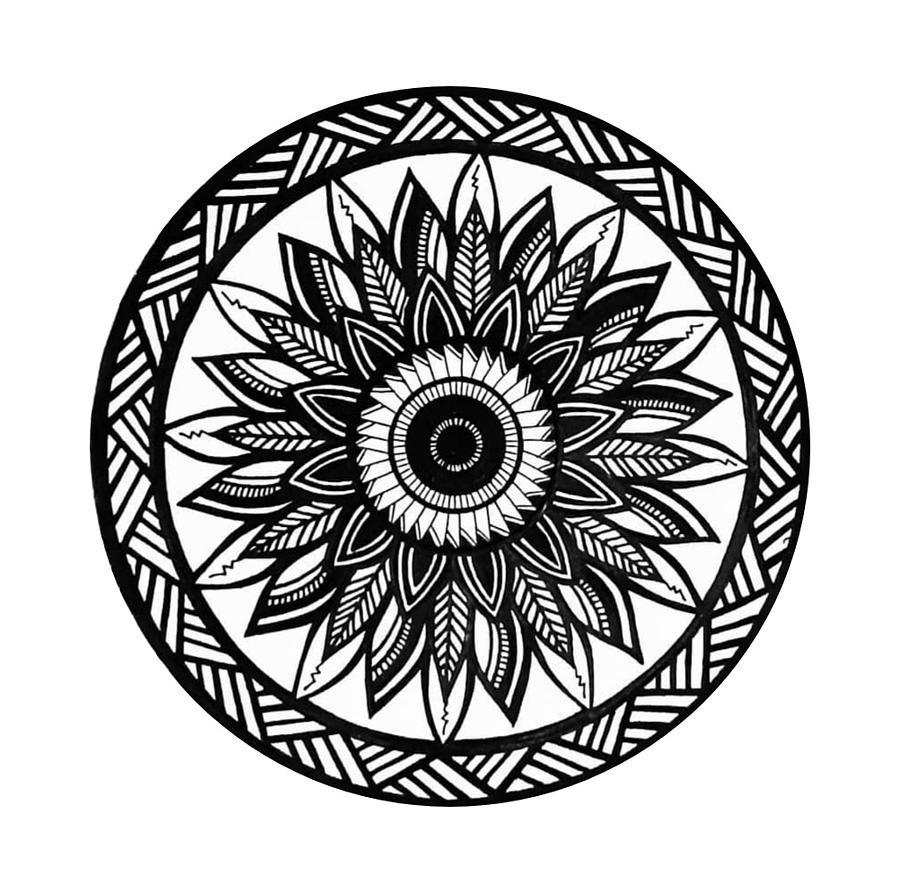 Mandala Drawing | Ri8brain