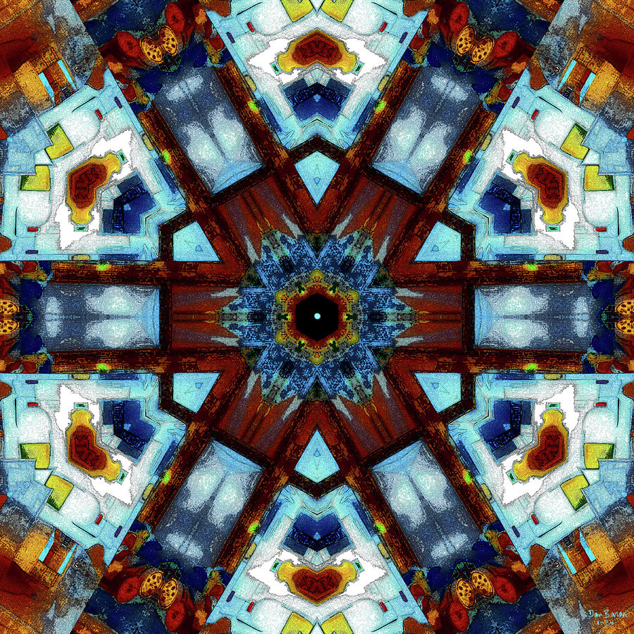 Mandala Composition No. 58i Digital Art by Daniel Baran