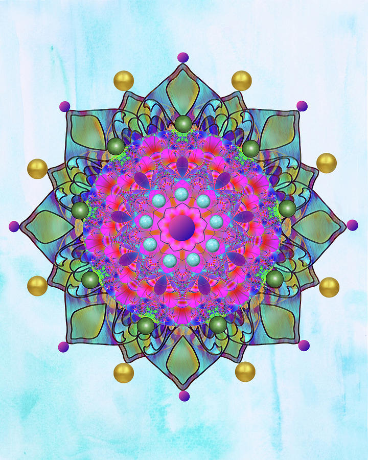 Mandala Dream Mixed Media by Ellen Henneke