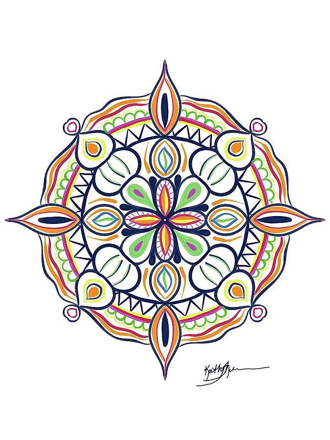 Mandala  Digital Art by Kathy Sheeran