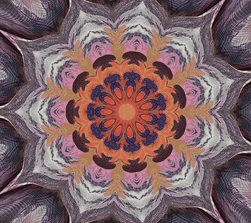 Mandala  multi-color burst --- bob-mcdonnell.pixels.com1 Photograph by Bob McDonnell