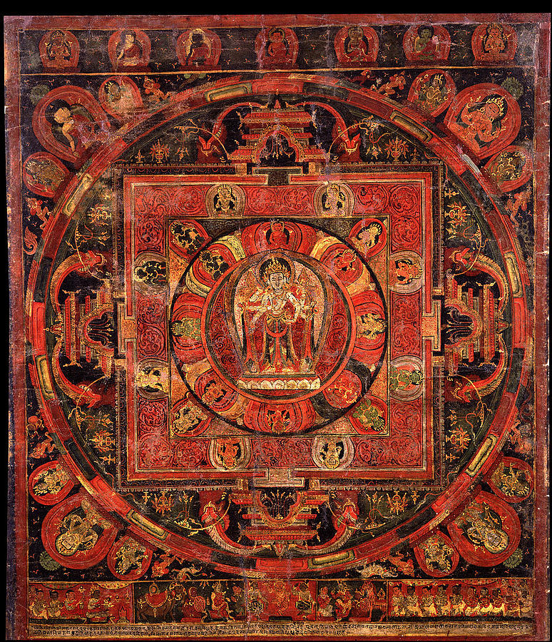 Mandala Photograph - Mandala of Amogapasha by Paul Fearn