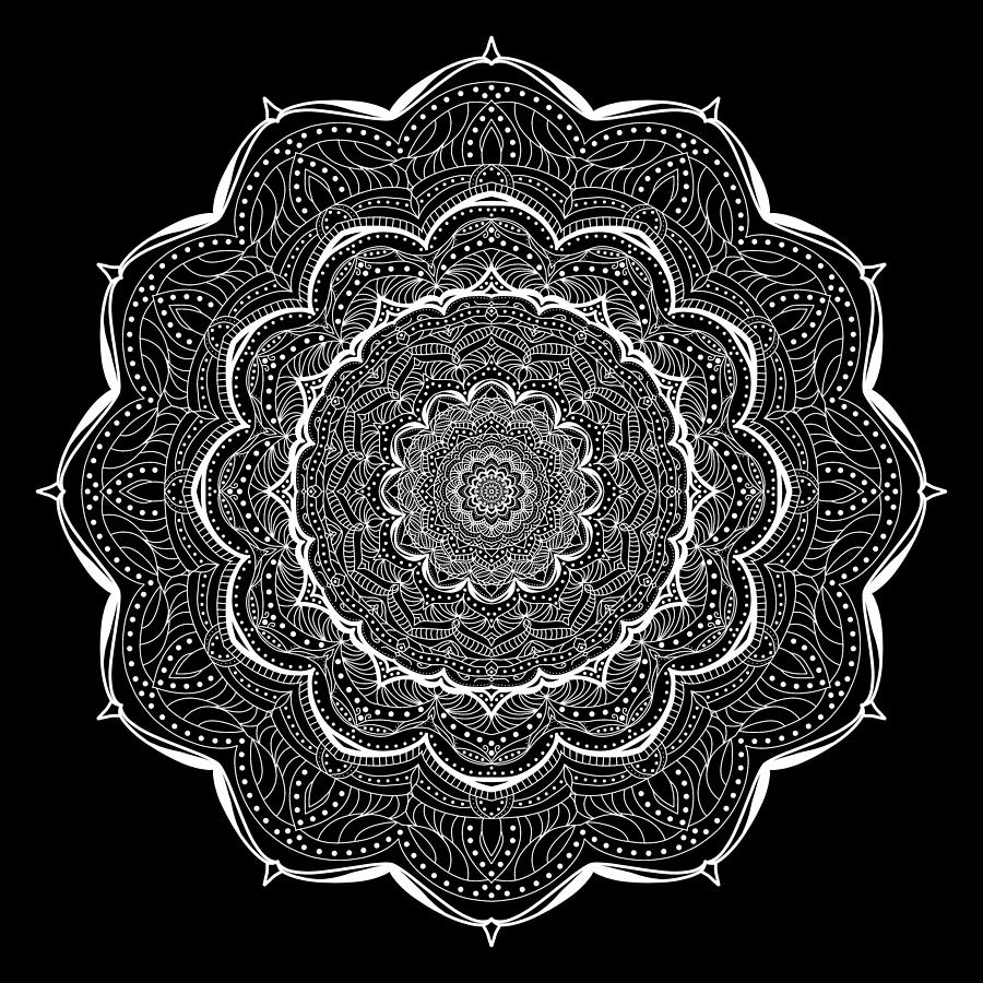 Mandala of Great Pleasantries Digital Art by Angie Tirado