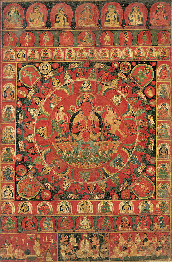 Mandala of the Sun God Surya Painting by Kitaharasa - Fine Art America