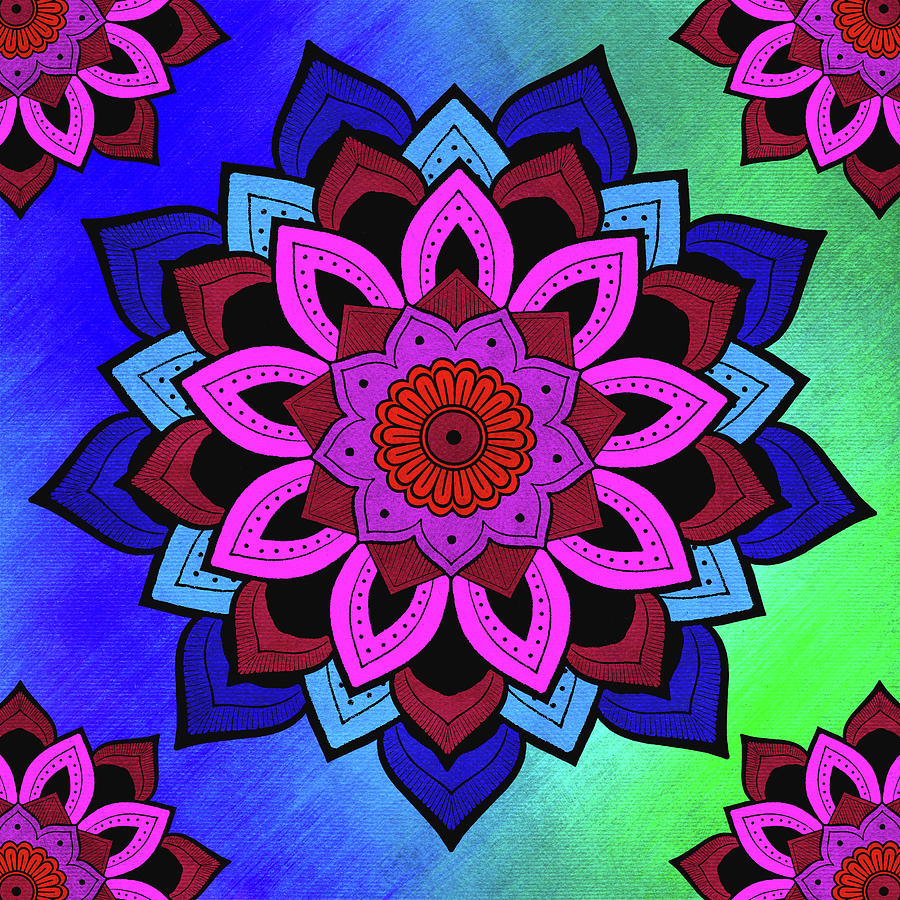 Mandala Power Digital Art by Peggy Collins