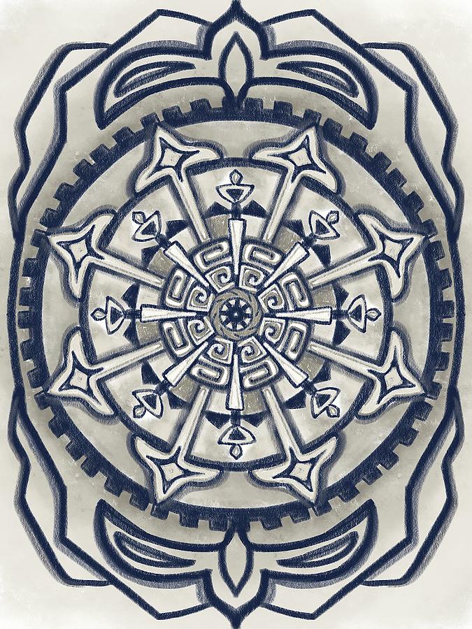 Mandala Rug Digital Art by Kathy Sheeran