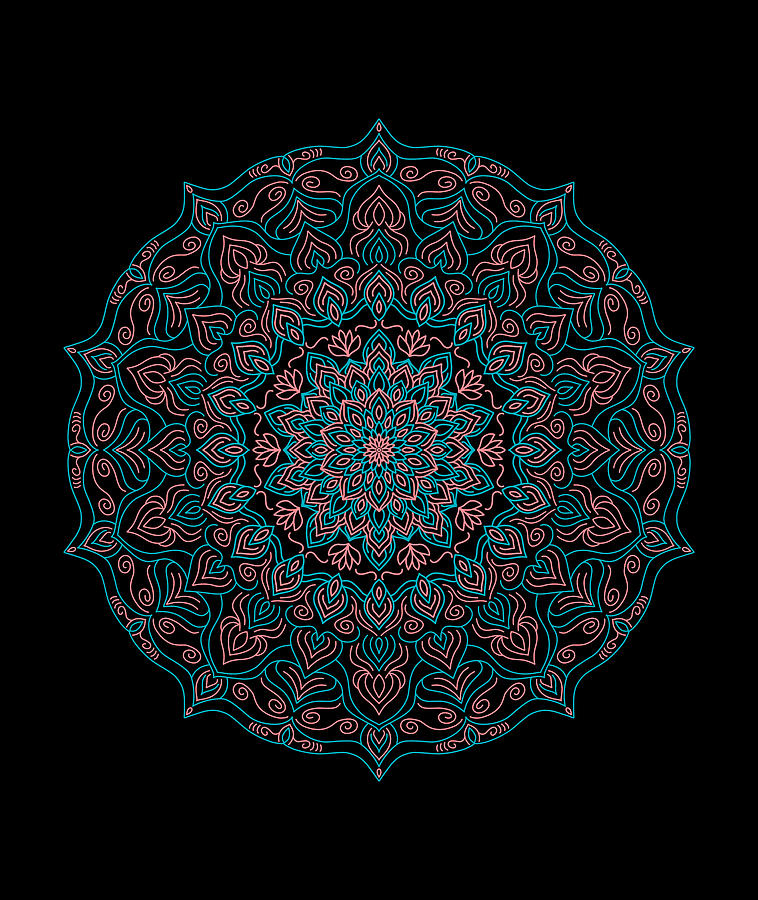 Mandala Sister Digital Art by Angie Tirado